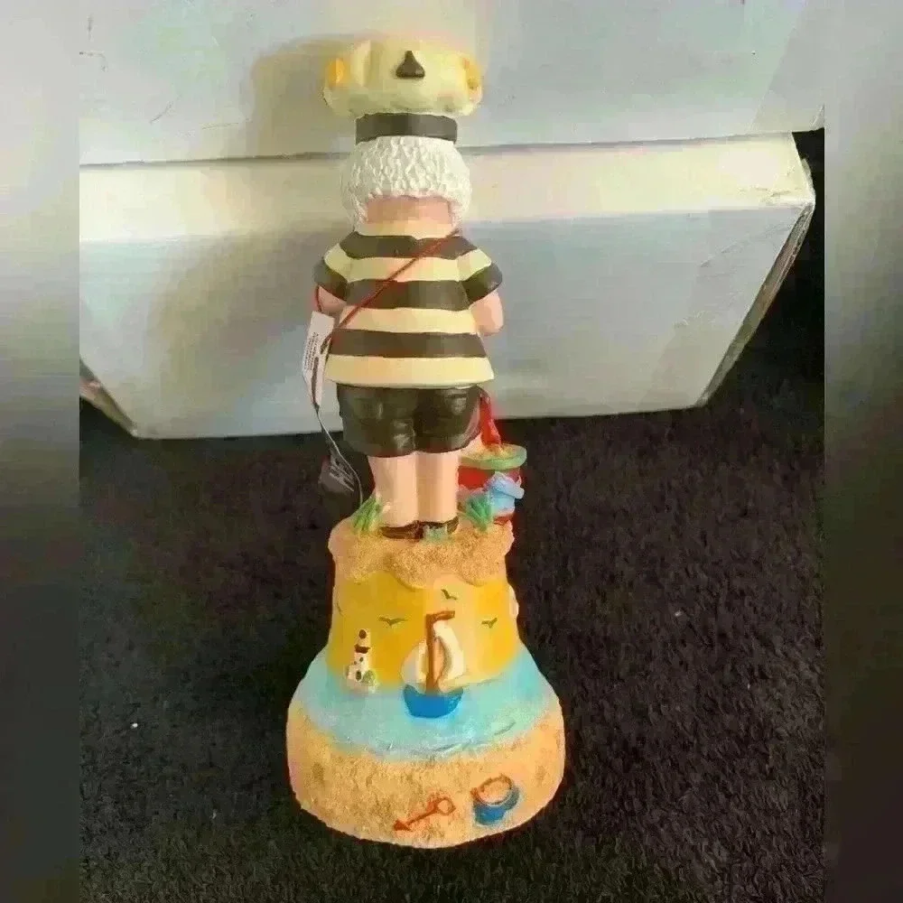 Vintage Set of 2, 2000 Hershey Chocolate World Elf, Summer and Spring Bells